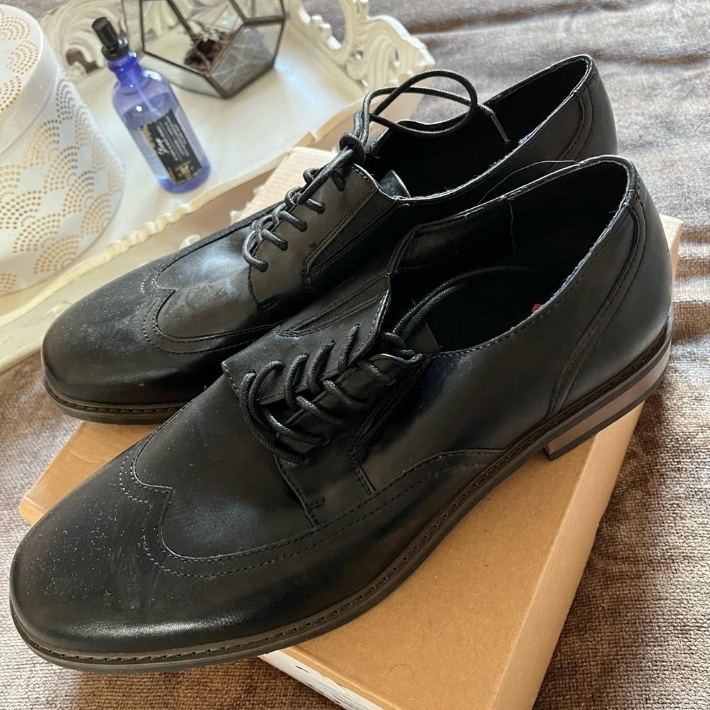 Men’s MIX No. 6 Black Leather Oxfords - Size 11M